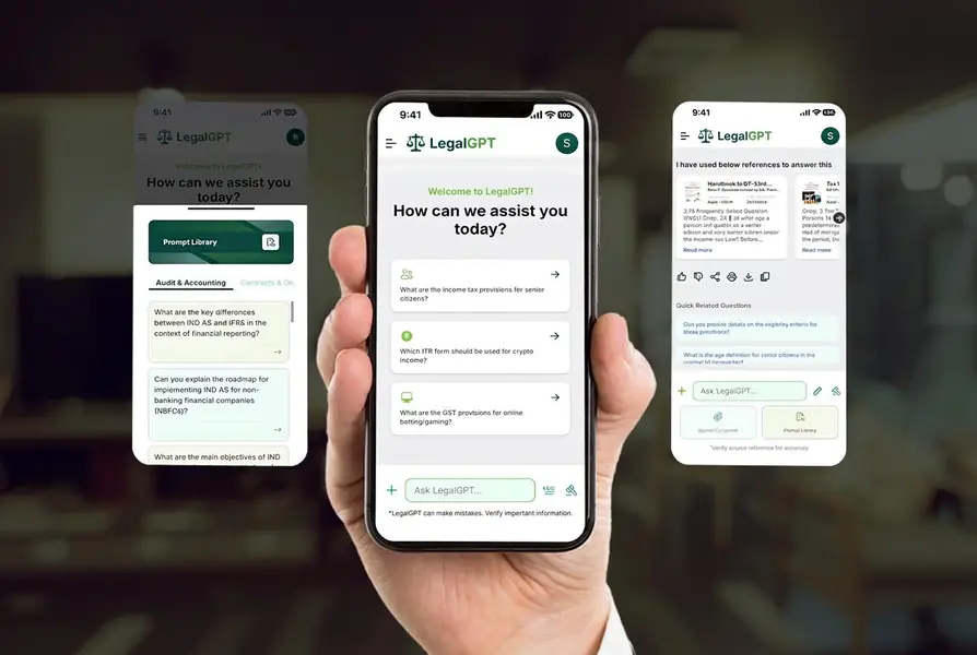 LegalGPT mobile legal research experience
