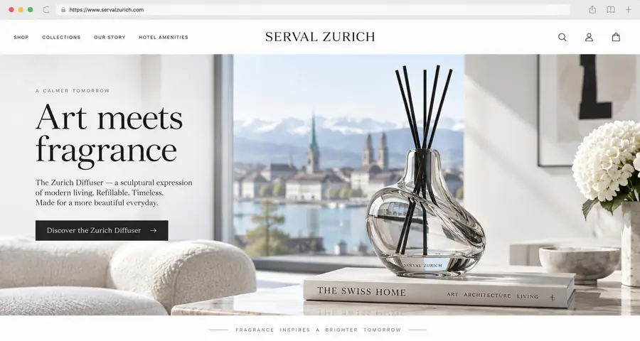 Serval Zurich luxury e-commerce storefront
